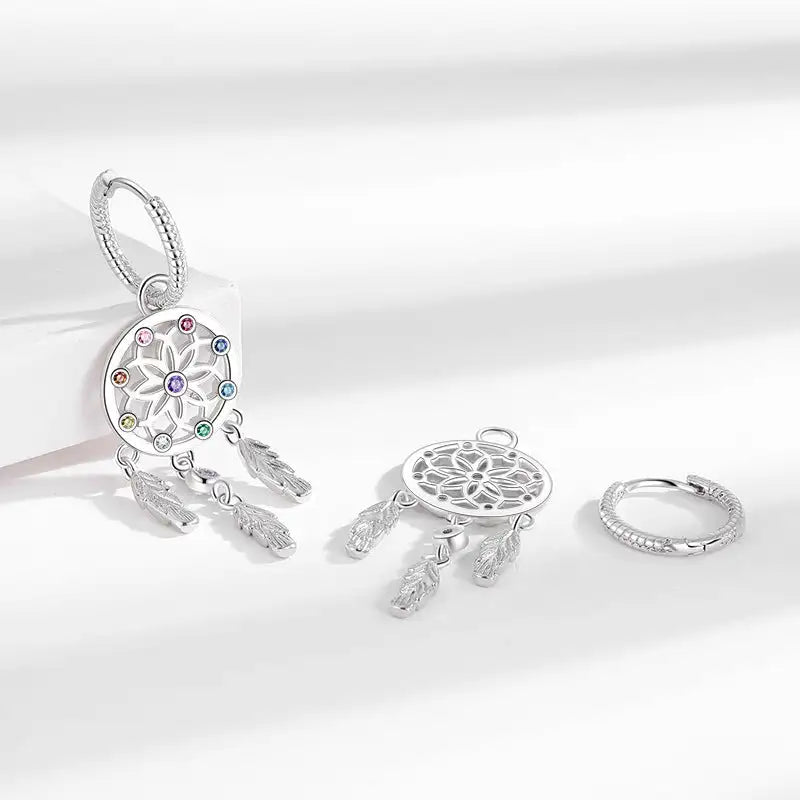 Dream Catcher Earrings Women's Minority Fashion Diamond