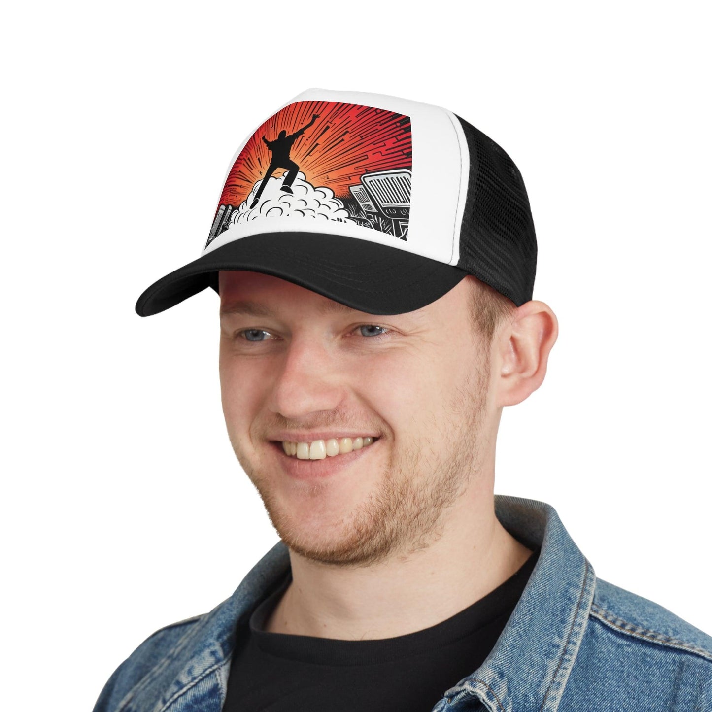 Metal Concert Mesh Cap - Lizard Vigilante