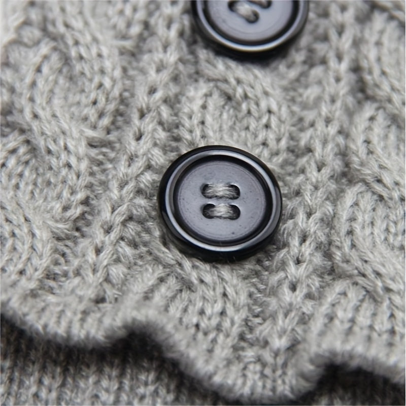 Button Detail Leg Warmers, Crochet Knitted Boot Leg Warmers Socks, Women's Stockings & Hosiery