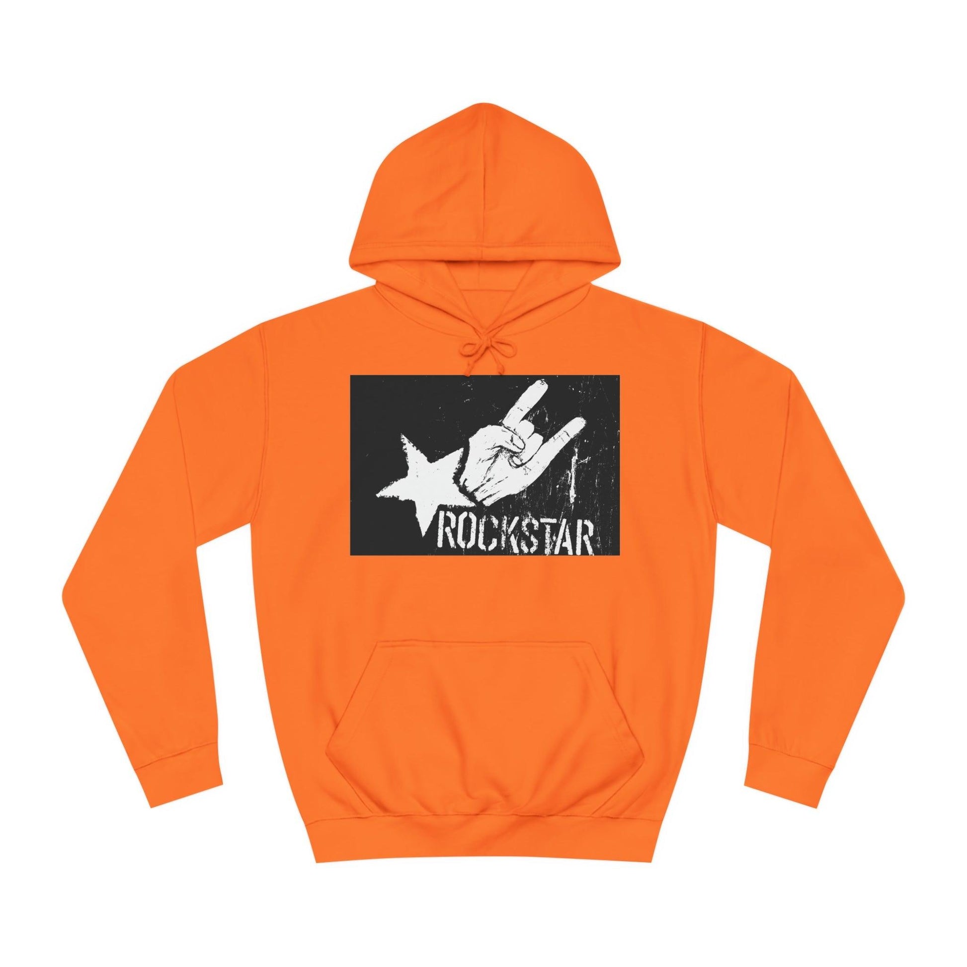 Rock Star Hand Sign Unisex College Hoodie - Lizard Vigilante