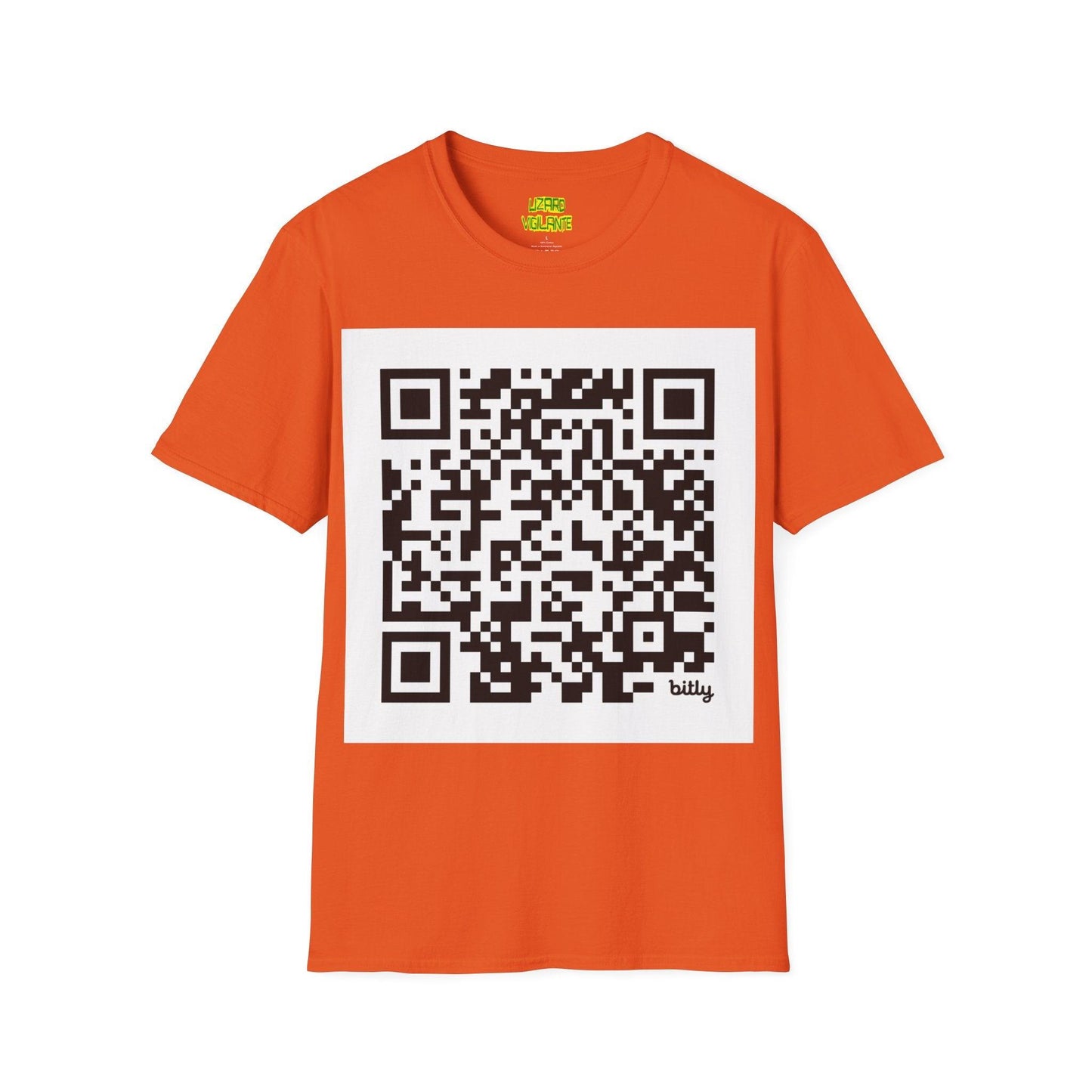 Lizard Vigilante QR Code Unisex Softstyle T-Shirt - Lizard Vigilante