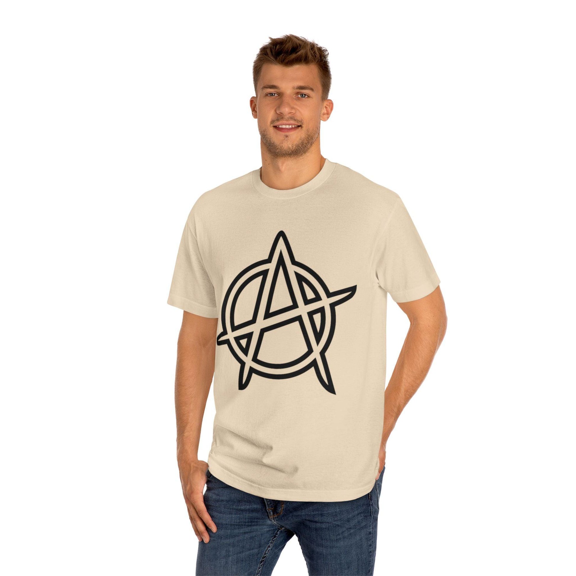 Anarchy Symbol Punker Unisex Classic Tee - Premium T-Shirt from Printify - Just $33.73! Shop now at Lizard Vigilante