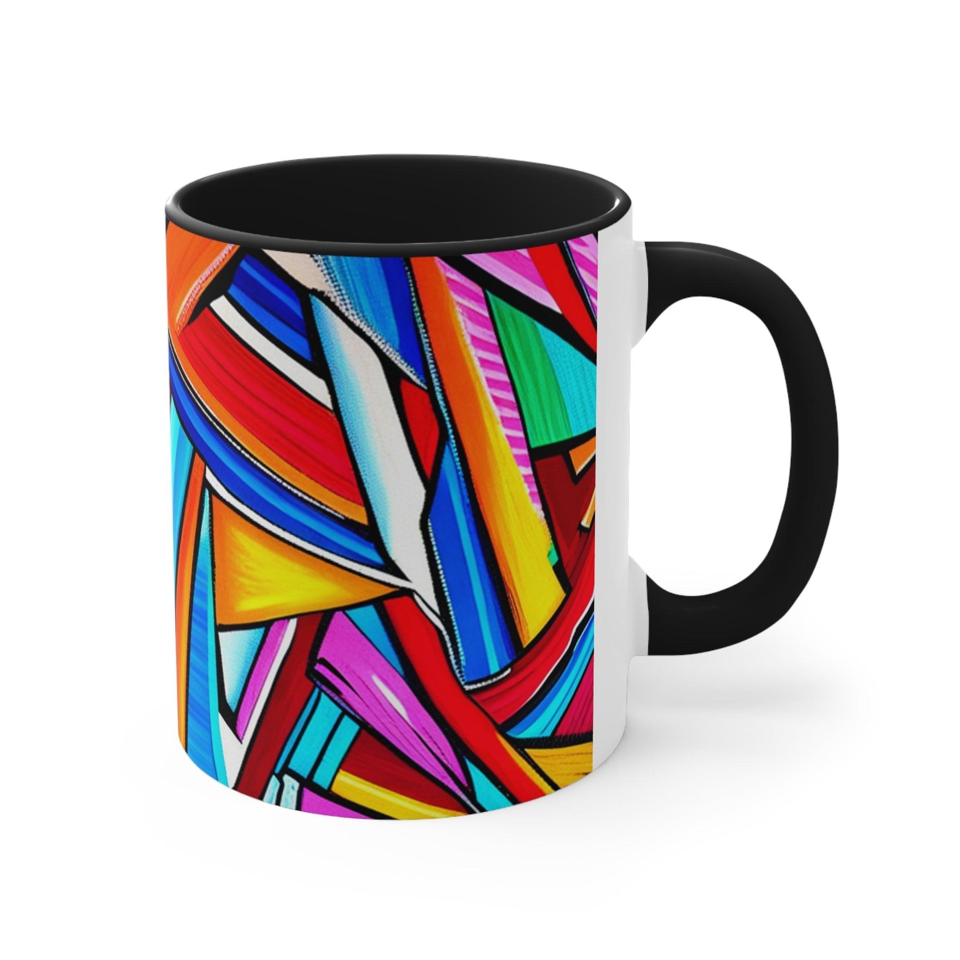 Geometrocide Accent Coffee Mug, 11oz - Lizard Vigilante