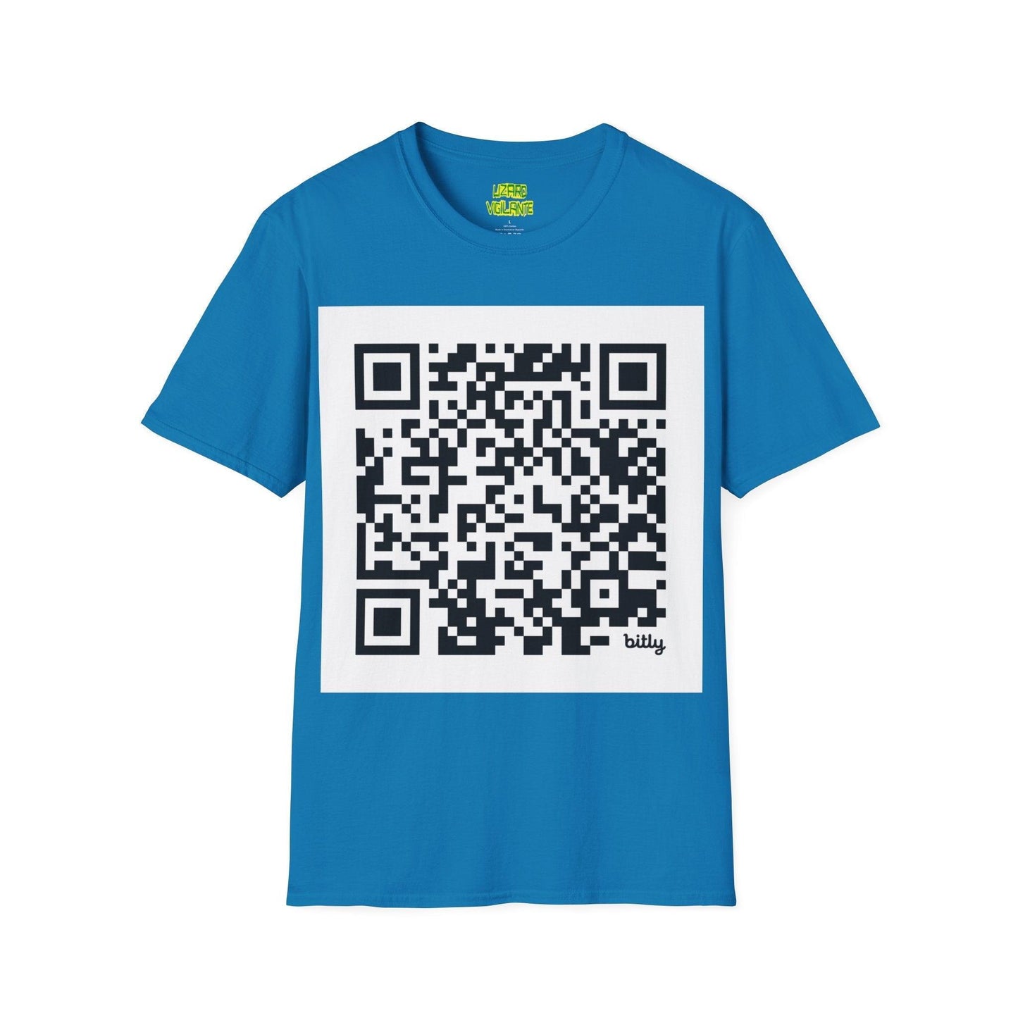 Lizard Vigilante QR Code Unisex Softstyle T-Shirt - Lizard Vigilante