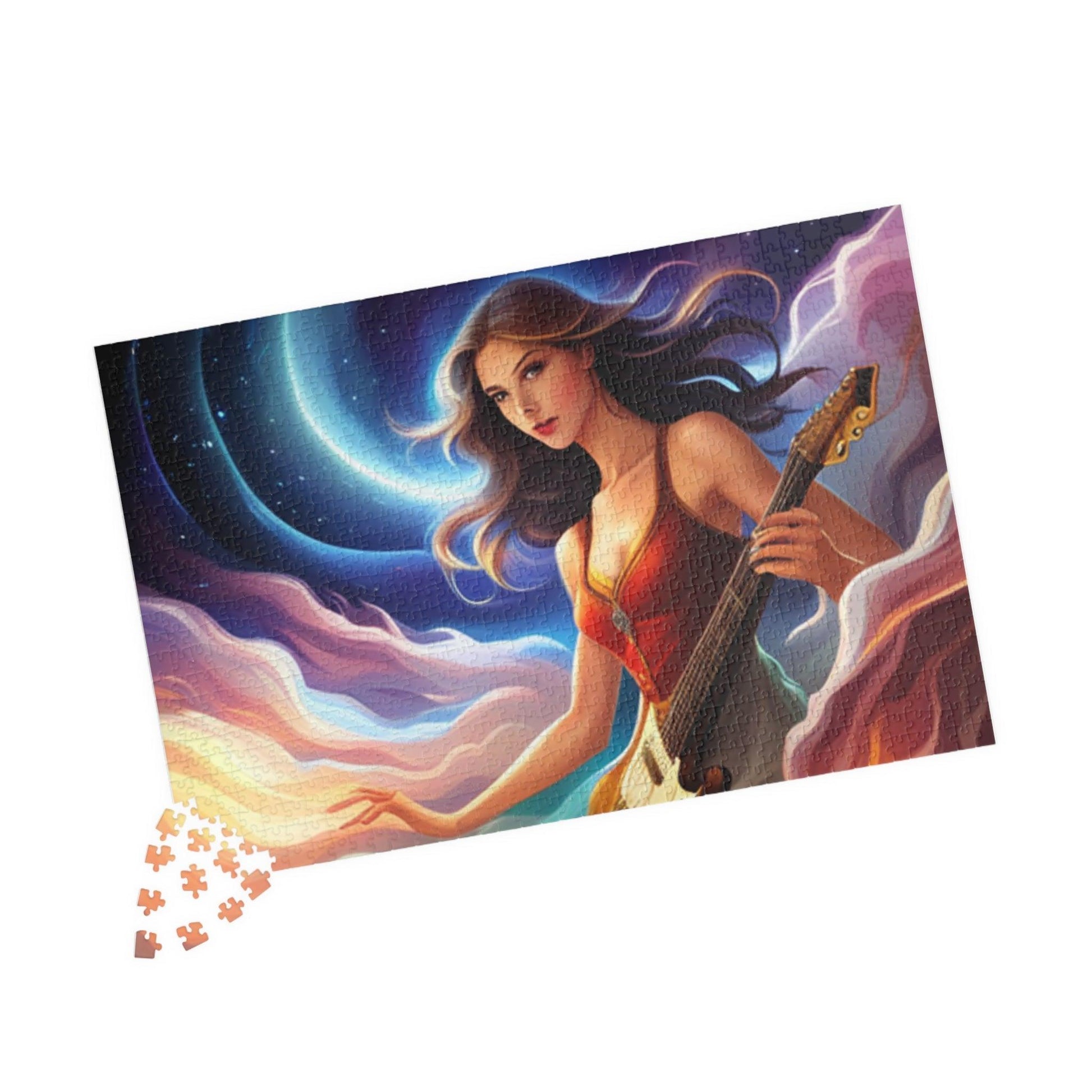 Guitar Princess Puzzle (110, 252, 500, 1014-piece) - Lizard Vigilante