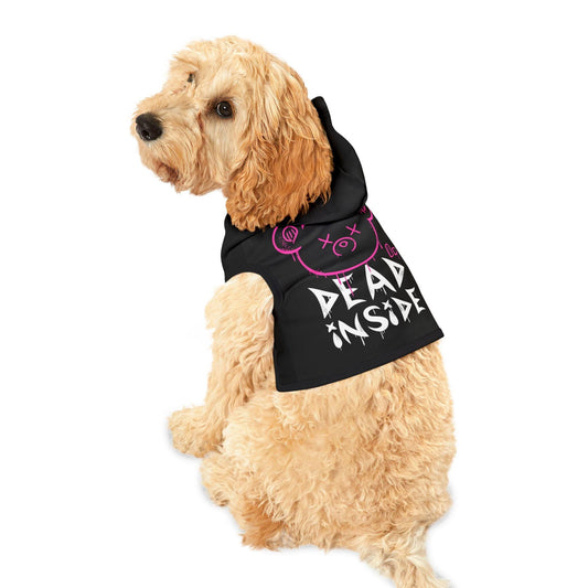 Dead Inside Teddy Bear Pet Hoodie - Premium Pets from Printify - Just $46.99! Shop now at Lizard Vigilante