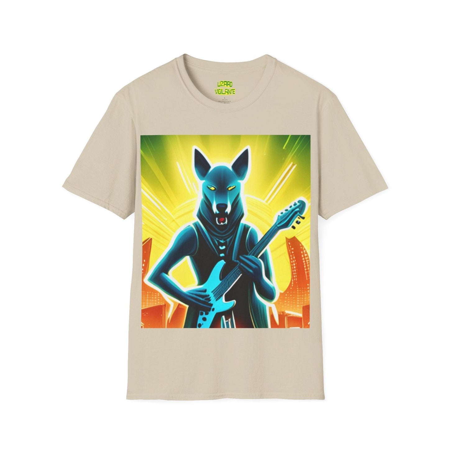 7-String Dog Unisex Softstyle T-Shirt - Lizard Vigilante