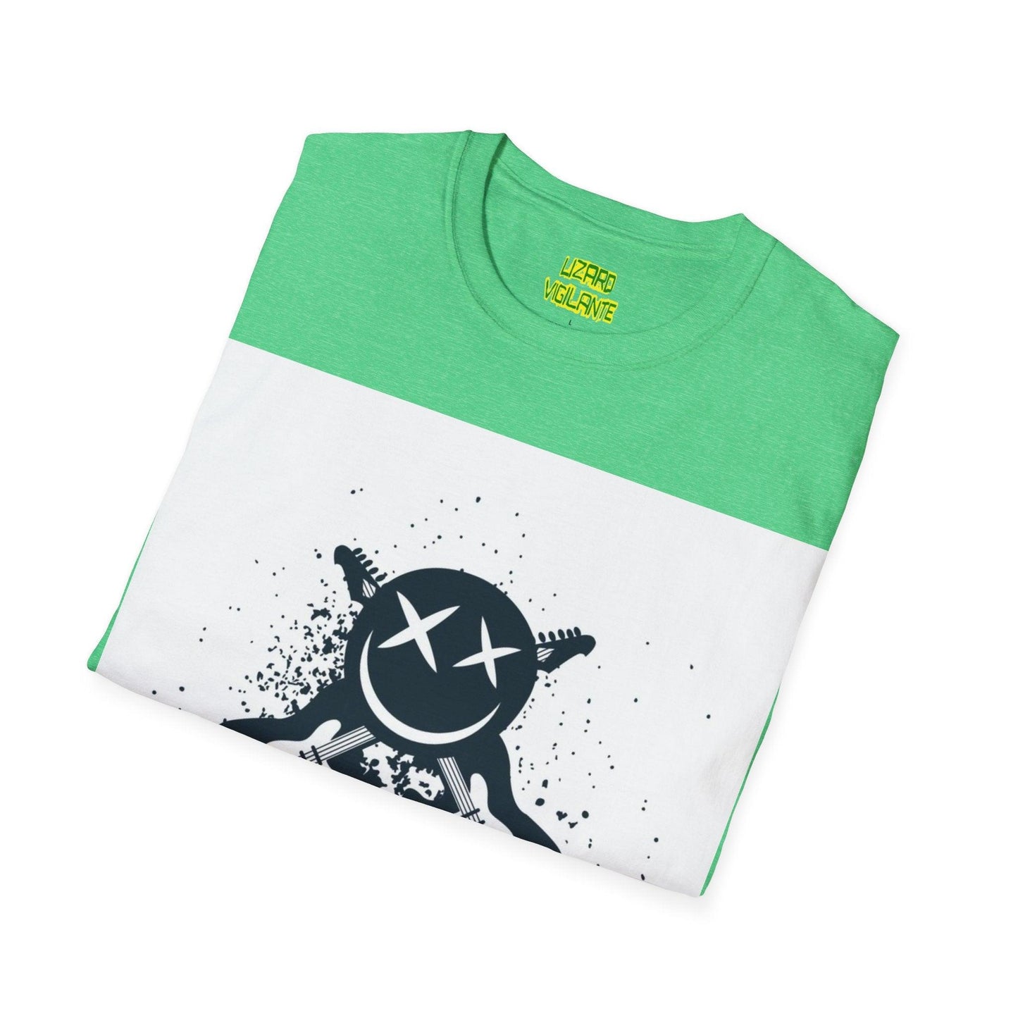 Smiley Rock Festival Unisex Softstyle T-Shirt - Lizard Vigilante