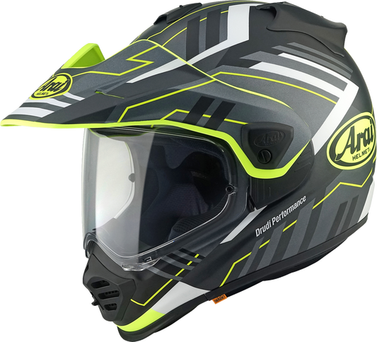 ARAI HELMETS, ARAI HELMETS XD-5 Trail Helmet - Yellow Frost, Medium (Part No. 0140-0566)