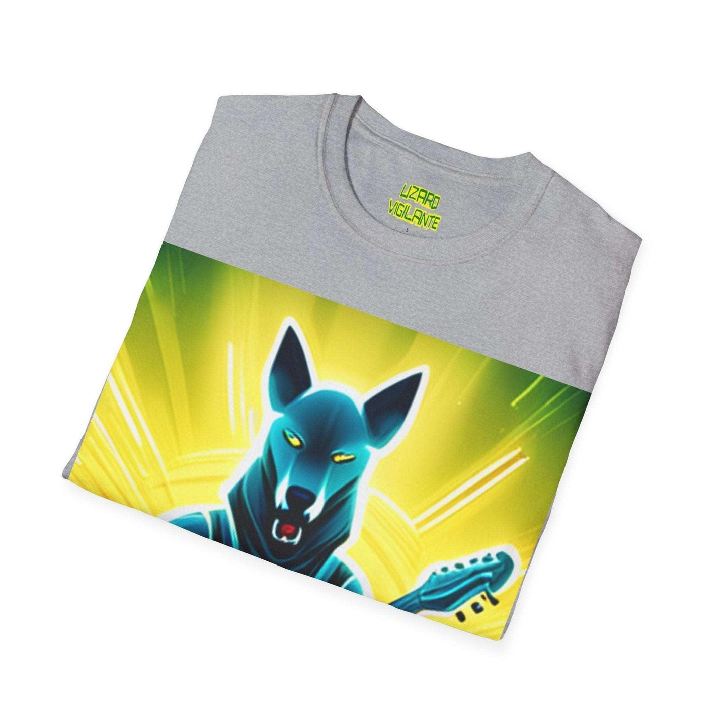 7-String Dog Unisex Softstyle T-Shirt - Lizard Vigilante