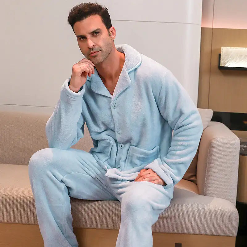 Men's Pajama Velvet Set