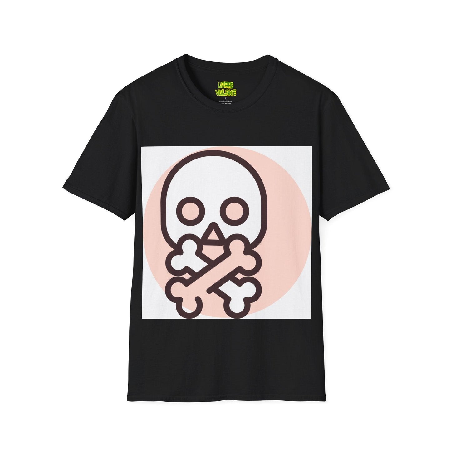 Skull n Crossbones Unisex Softstyle T-Shirt - Lizard Vigilante