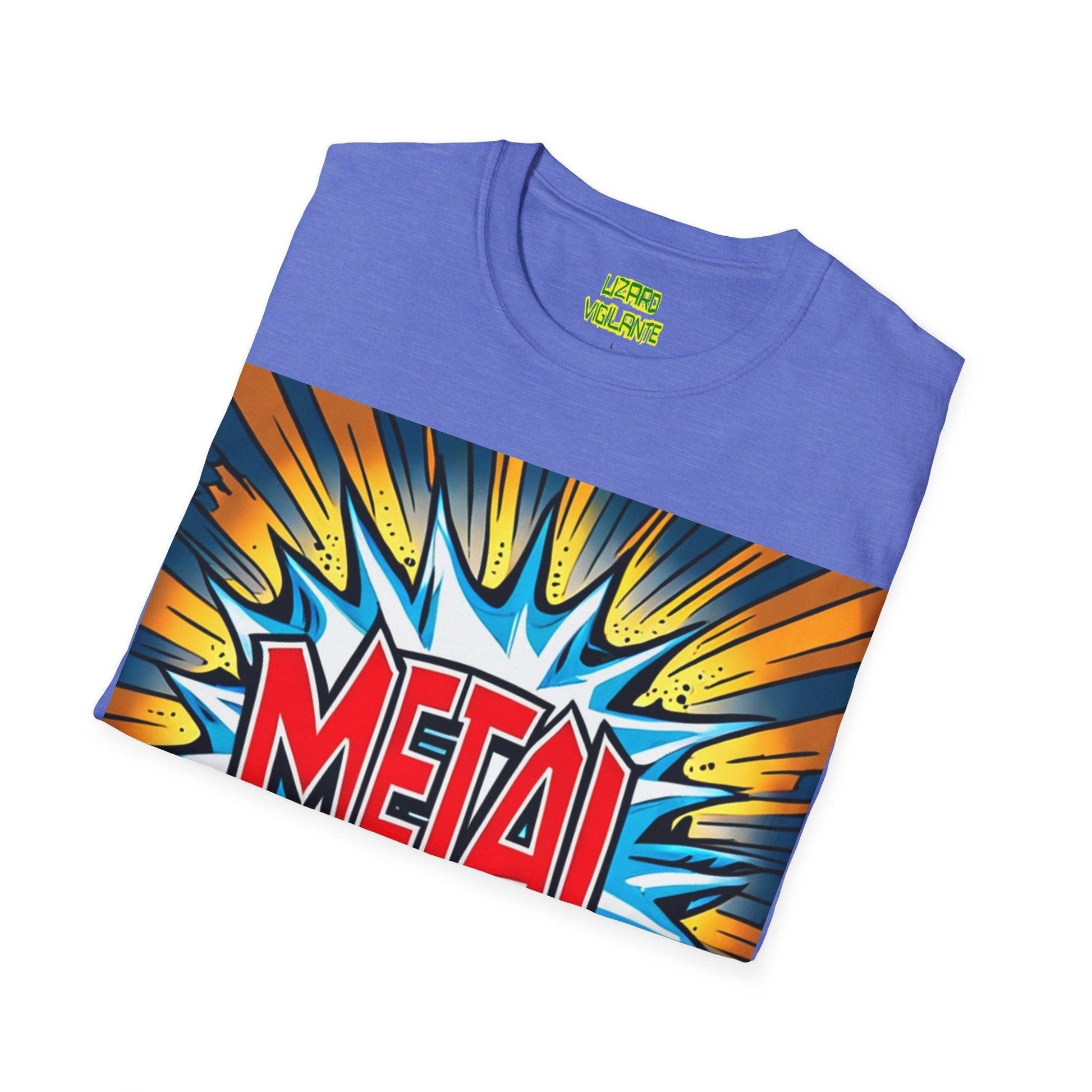 METAL Blasted Unisex Softstyle T-Shirt - Lizard Vigilante