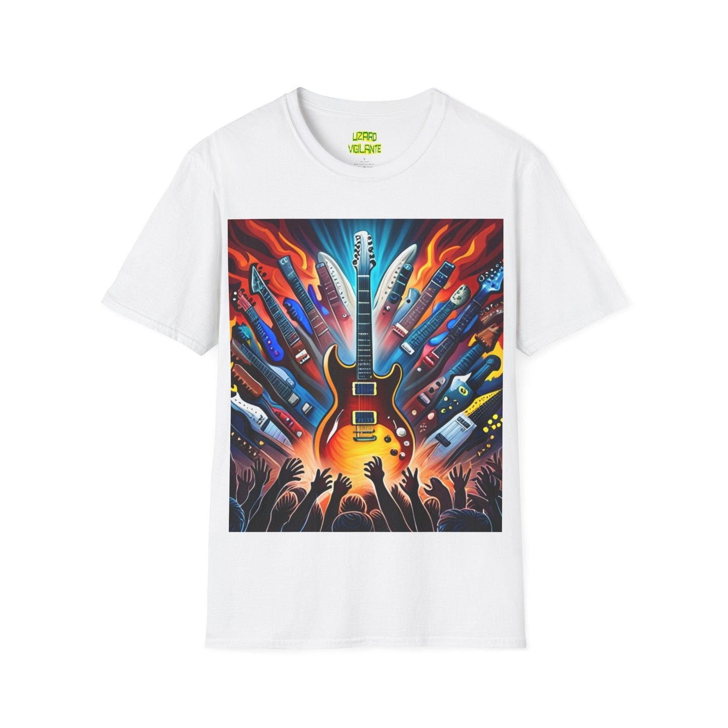 Electric Heroes Unisex Softstyle T-Shirt - Lizard Vigilante