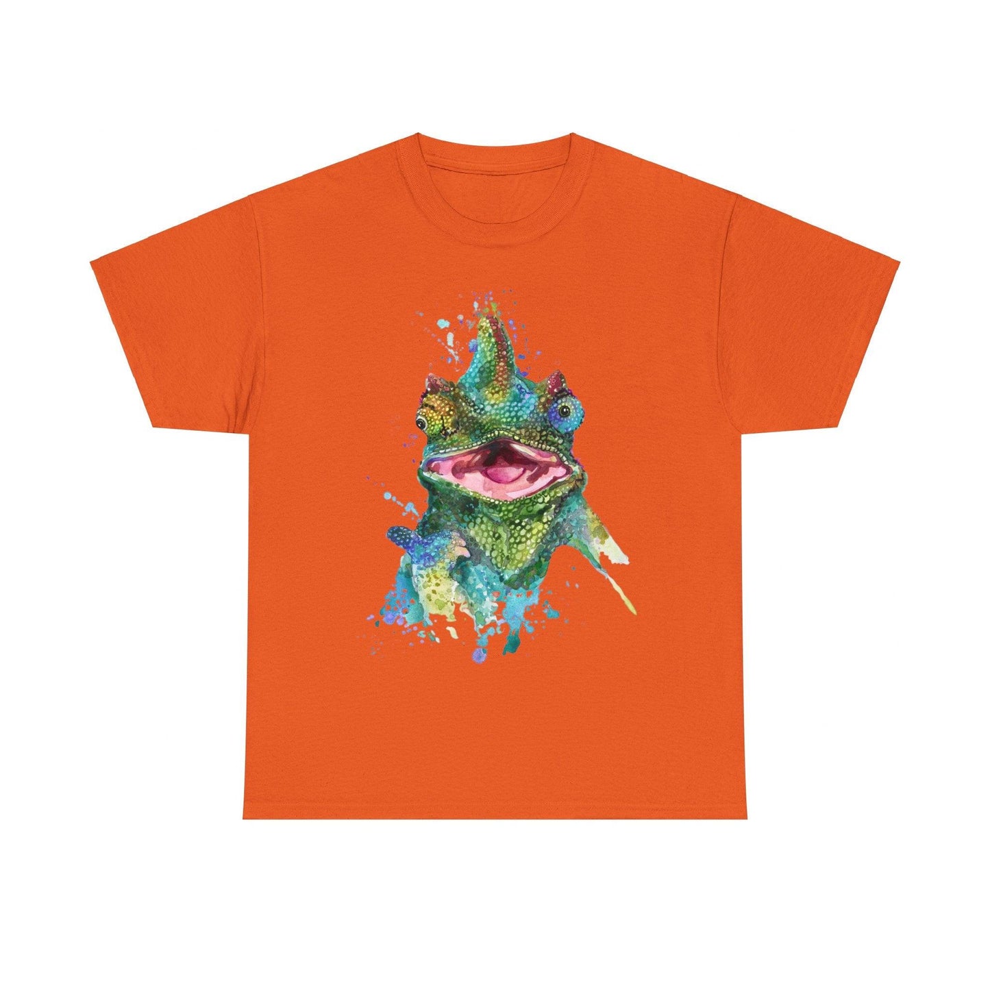 Wild Lizard Graphic Unisex Heavy Cotton Tee - Premium T-Shirt from Printify - Just $15.13! Shop now at Lizard Vigilante