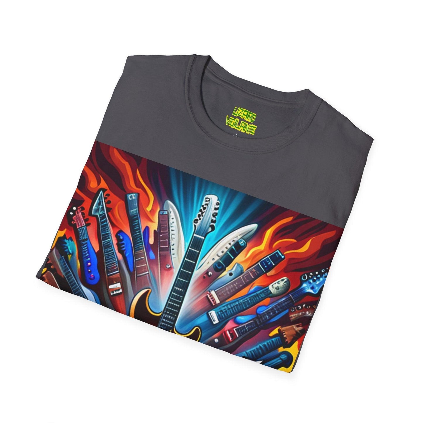 Electric Heroes Unisex Softstyle T-Shirt - Lizard Vigilante