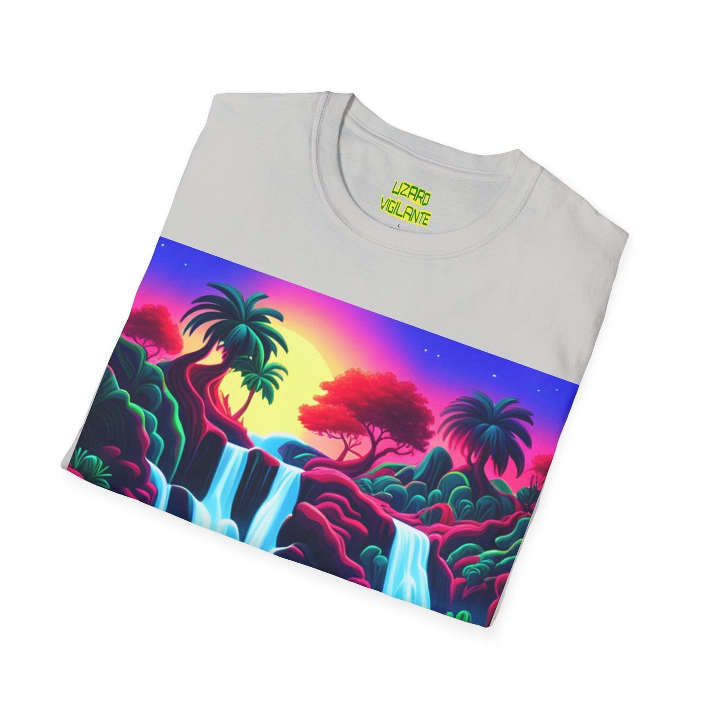 Tropic Topic Unisex Softstyle T-Shirt - Lizard Vigilante