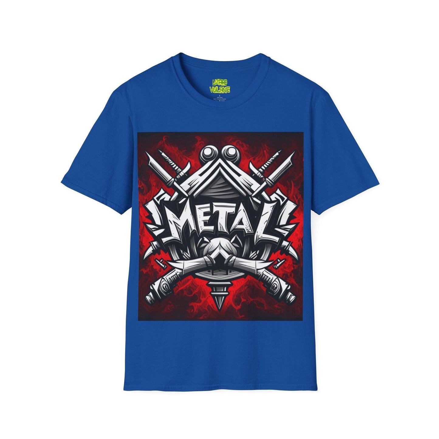 METAL True Unisex Softstyle T-Shirt - Lizard Vigilante