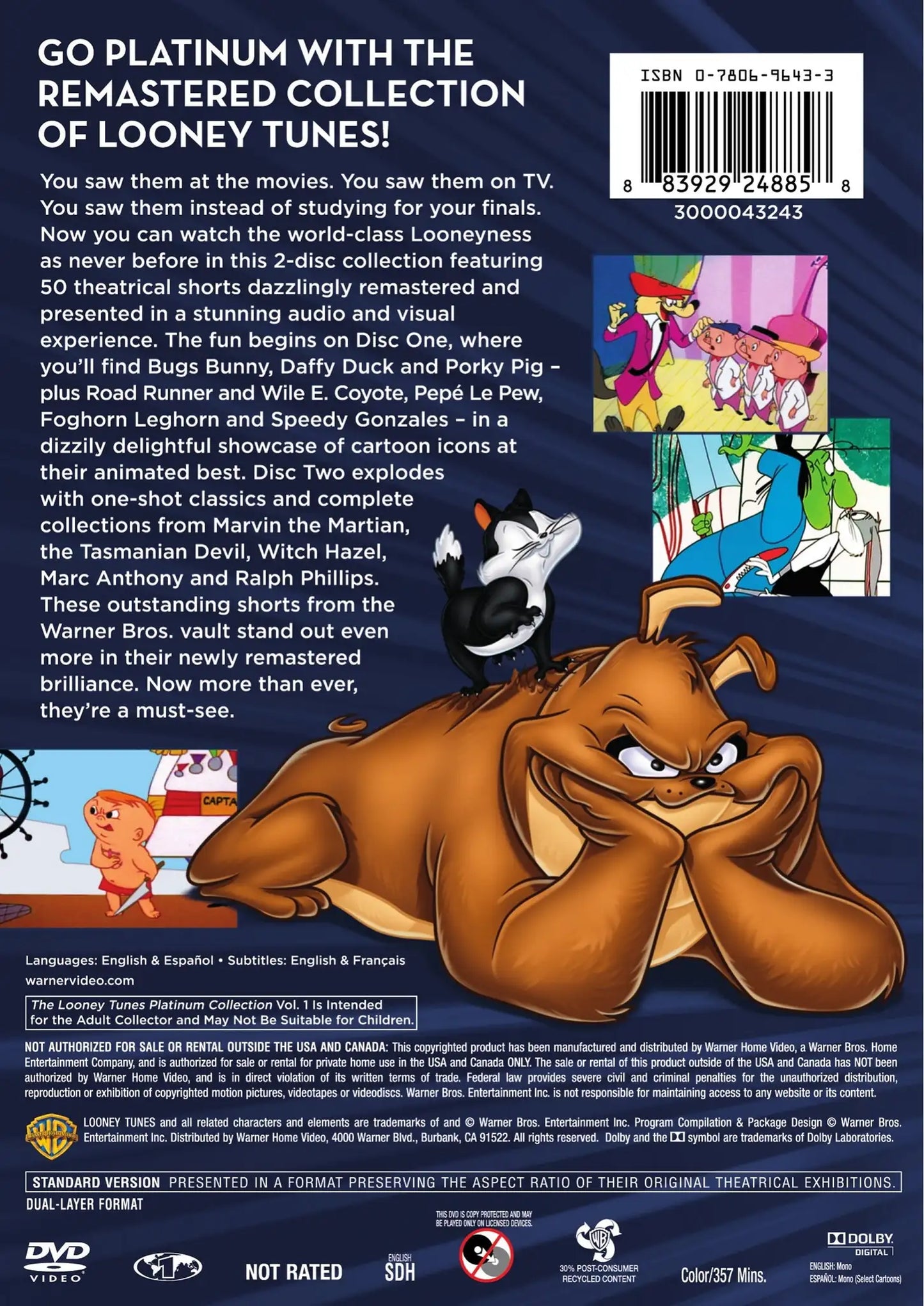 Looney Tunes Platinum Collection Volume One [DVD]