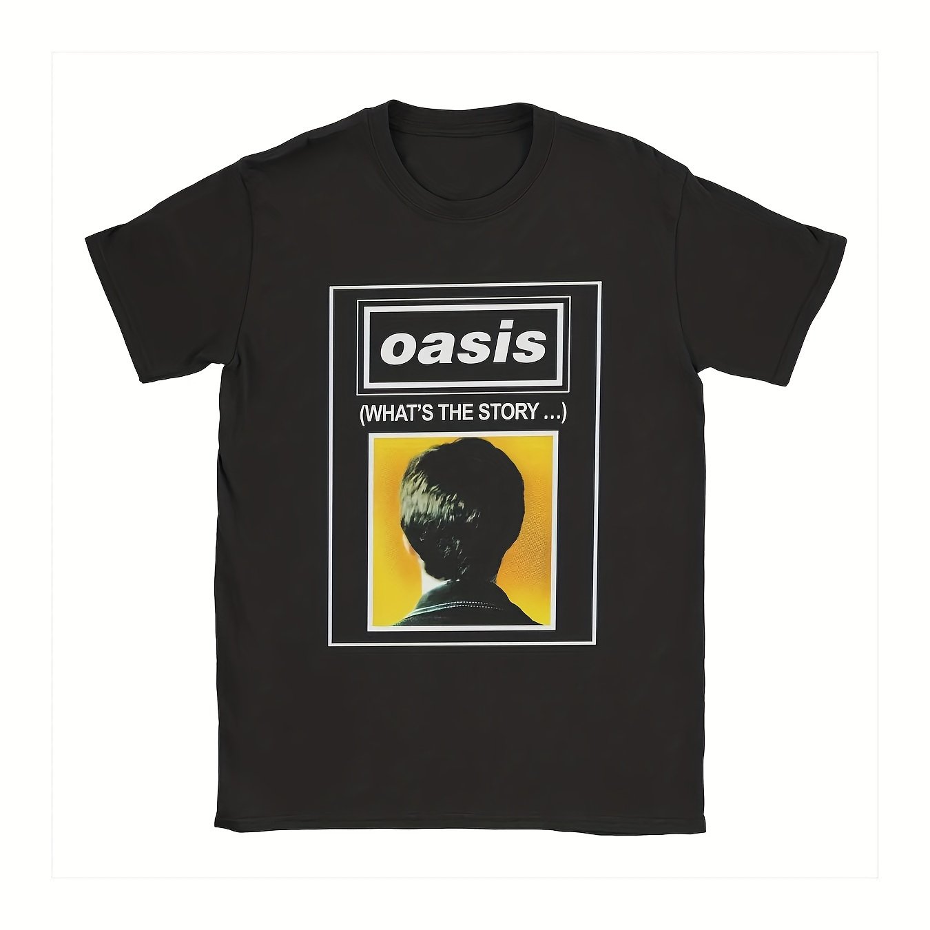 Oasis Arrival Rock Band Vintage T-Shirt - Pure Cotton Short Sleeve Crew Neck Tee - Premium T-Shirt from Lizard Vigilante - Just $26.99! Shop now at Lizard Vigilante