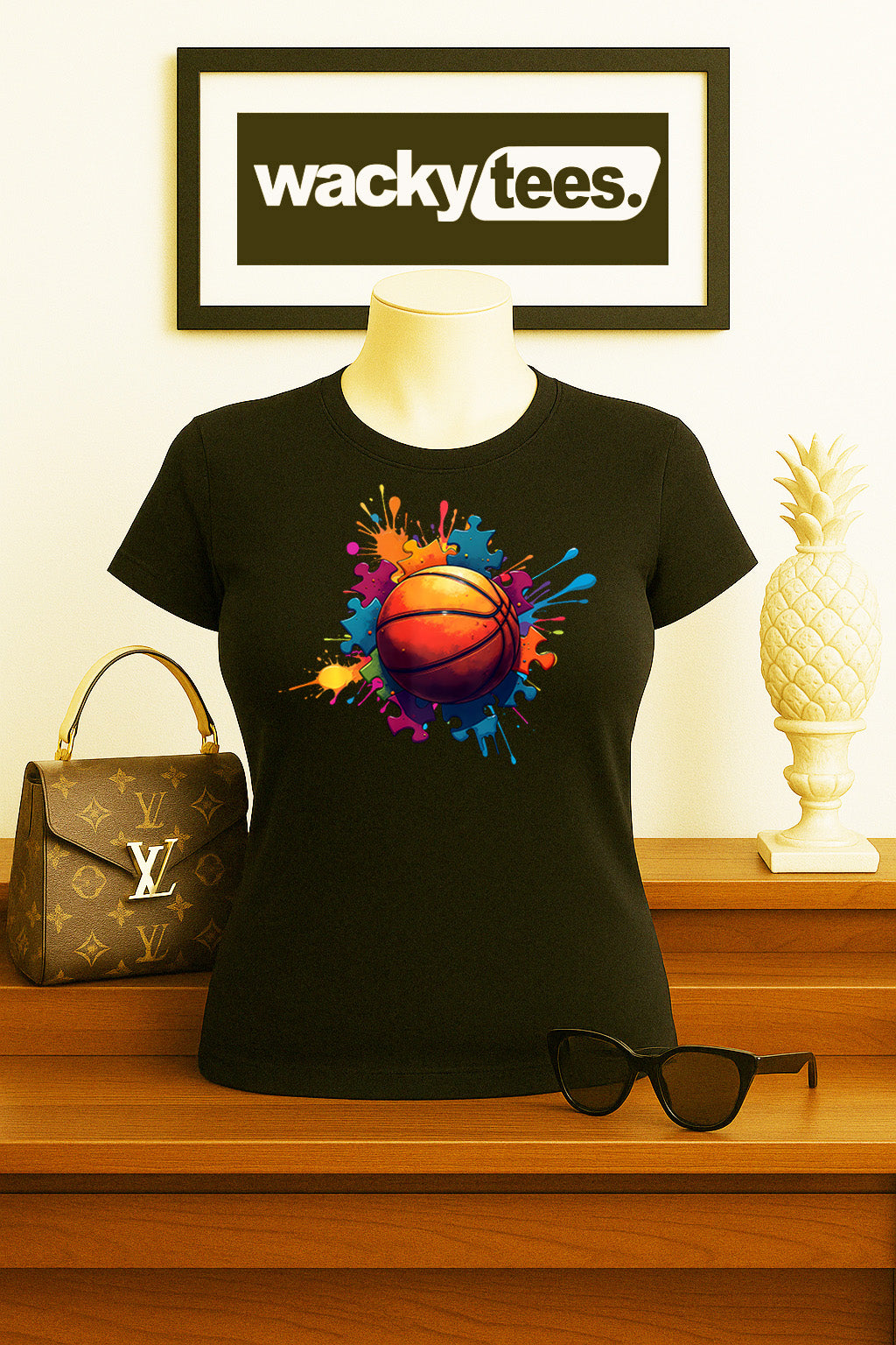 Basketball Autism Awareness Graphic Tee Shirt