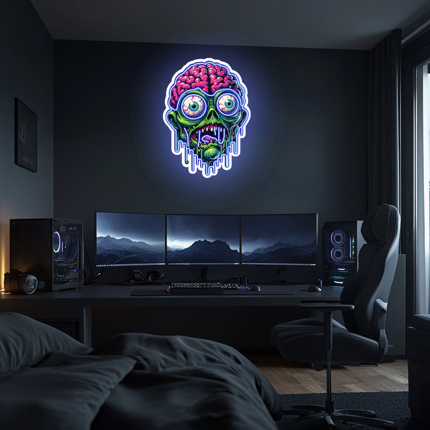 UV Printed Goblin Neon Wall Art- LV0014