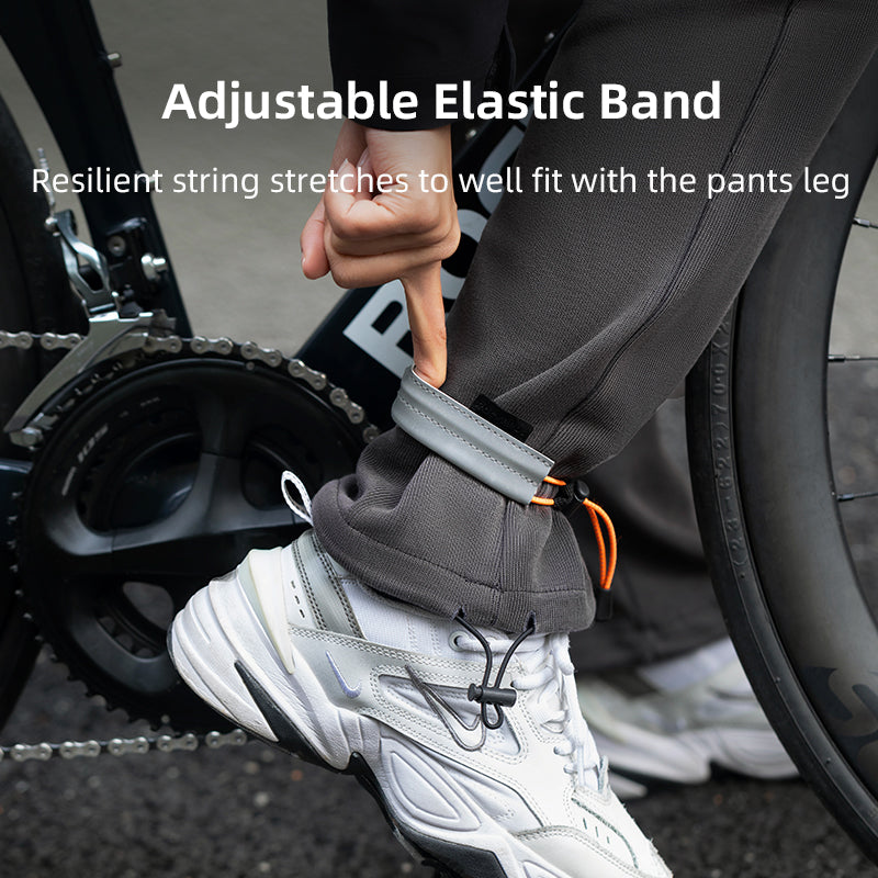 ROCKBROS Adjustable Elastic Reflective Trouser Strap for Cycling Safety