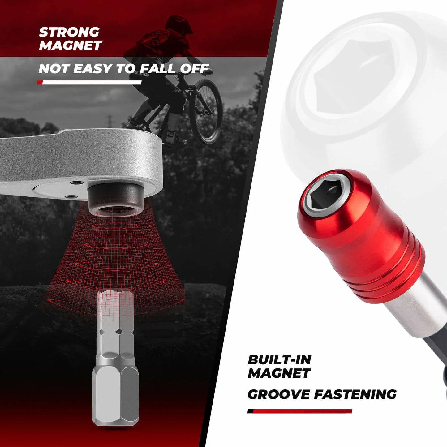 ROCKBROS 1/4-Inch Ratchet Socket Wrench Set 2.5-8mm Allen Hex Torx Sockets for Road  Mountain Bike Maintenance