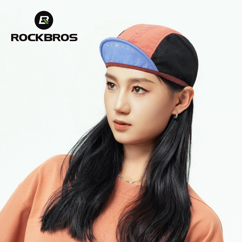 ROCKBROS Lightweight Cycling Cap, Flip-up Brim, Breathable  UV Protection