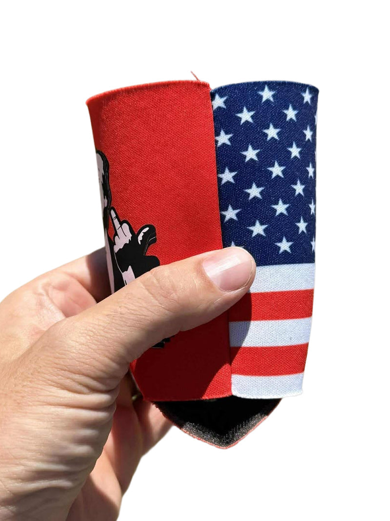 Middle Fingers 12oz Koozie Americana