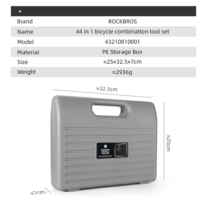 ROCKBROS Complete Bike Tool Kit for Mountain/Road Bike Maintenance