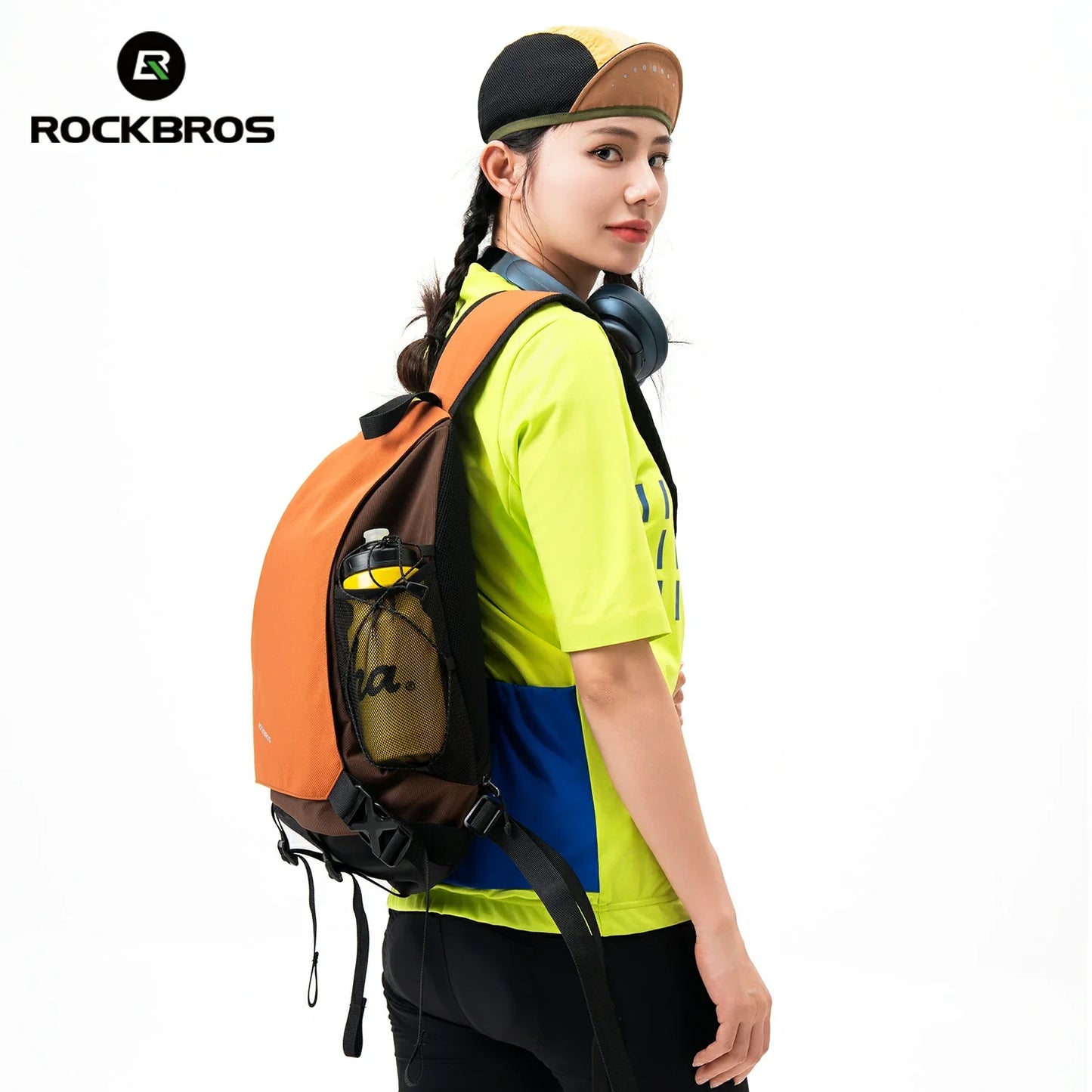 ROCKBROS 11.5L Sling Crossbody Backpack Shoulder Magnetic Buckle Travel Bag