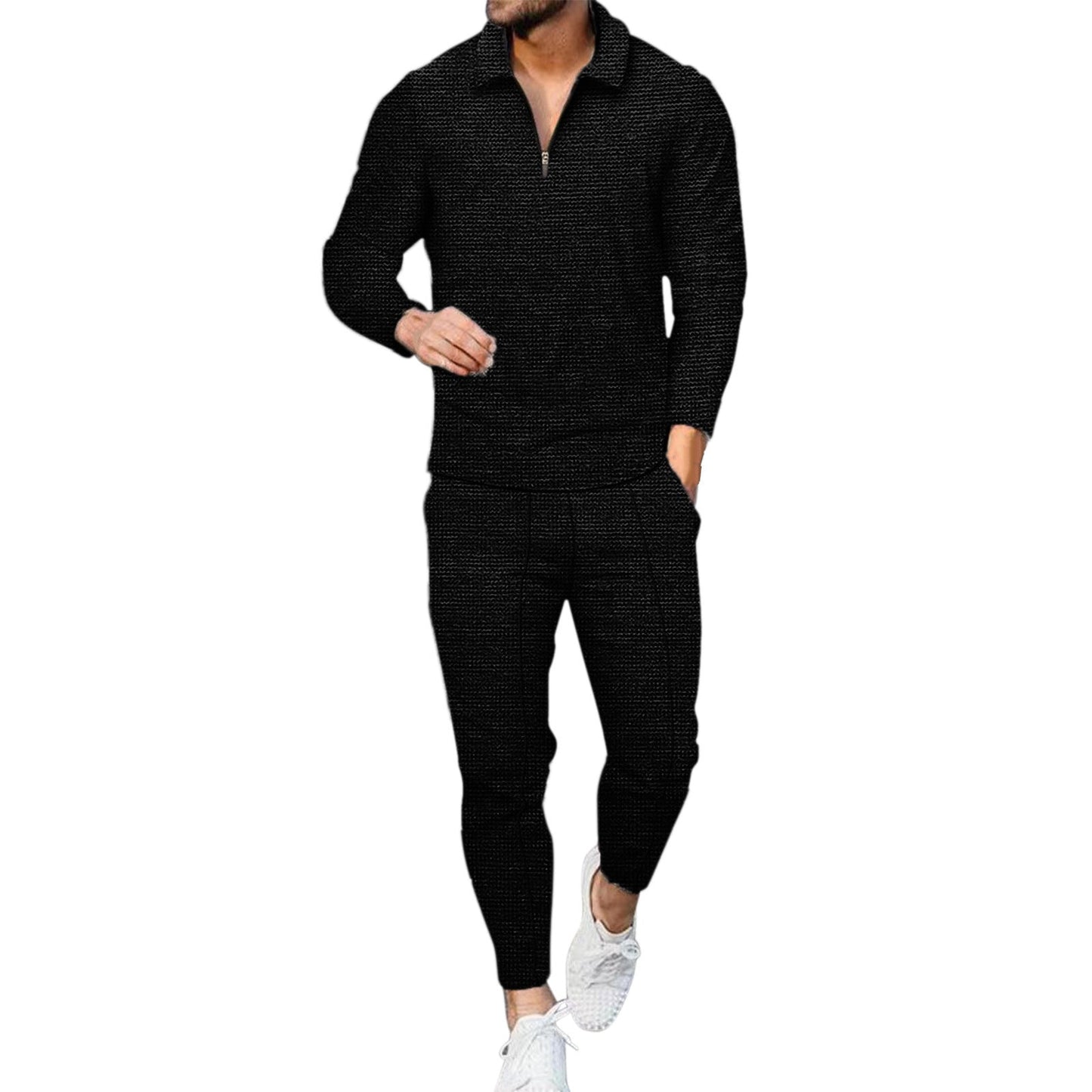 Summer Long-sleeve Pants Two-piece Sports And Leisure Men's Suit