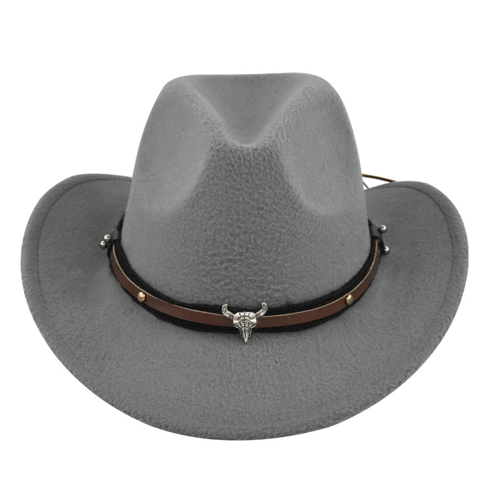 Cowhead Western Cowboy Hat Cornice