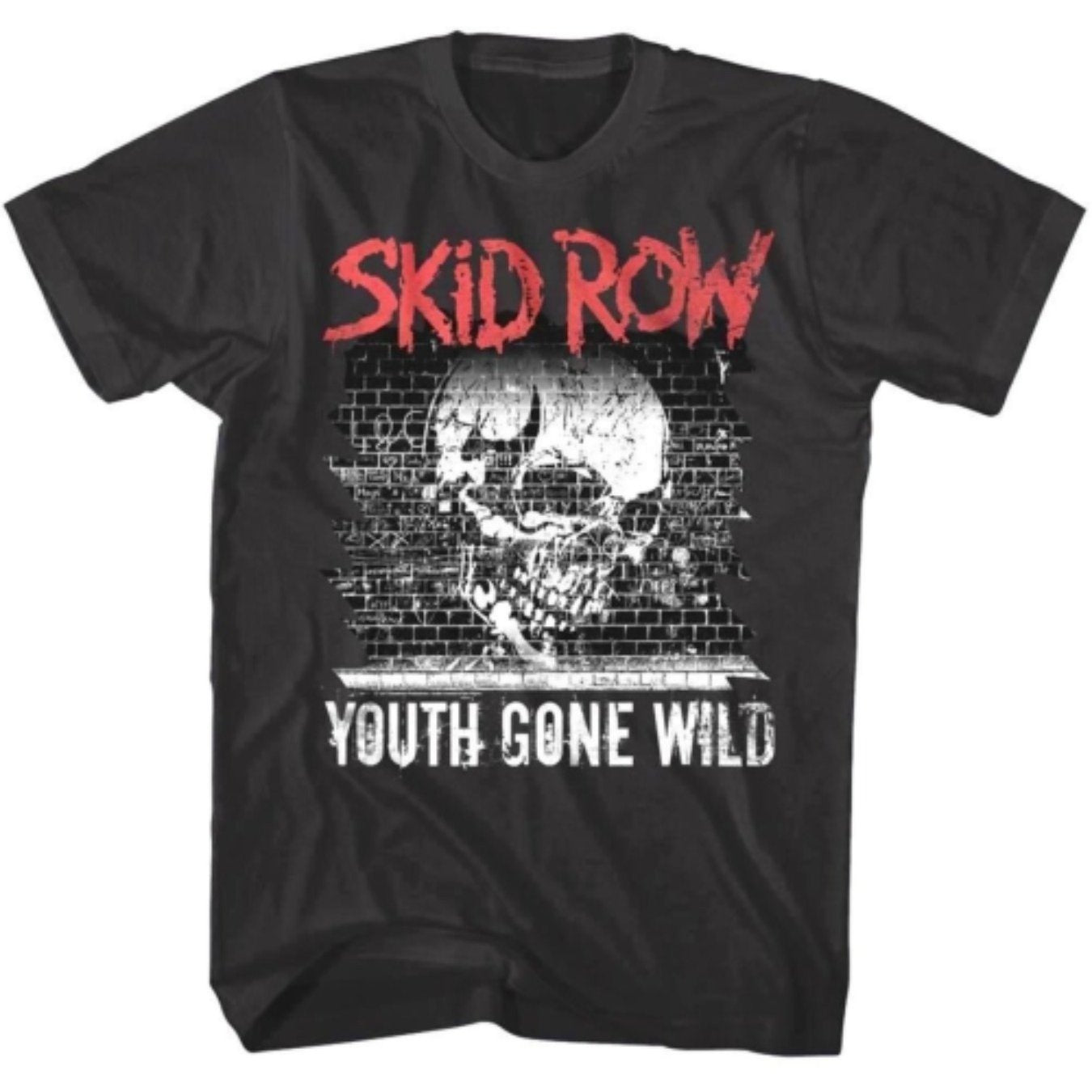 Skid Row Youth Gone Wild Graffiti Skull Men's T-Shirt – Heavy Metal Band Tour Merch - Premium T-Shirt from Lizard Vigilante - Just $23.88! Shop now at Lizard Vigilante