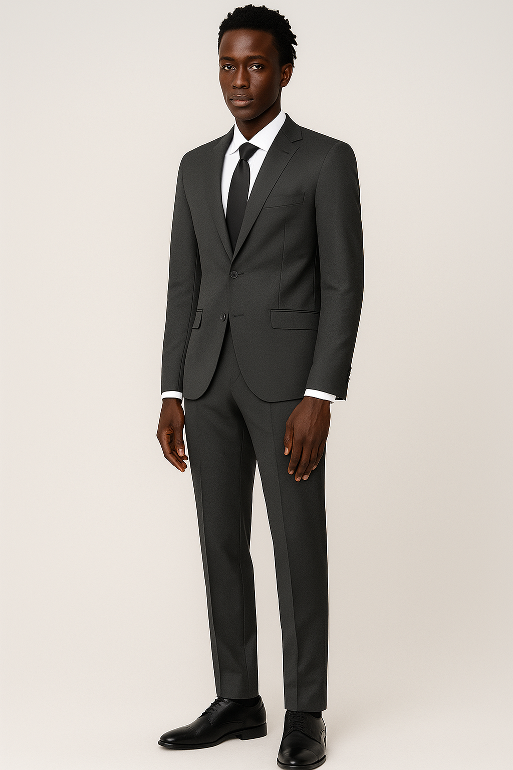 2 Piece Suit - Charcoal Grey