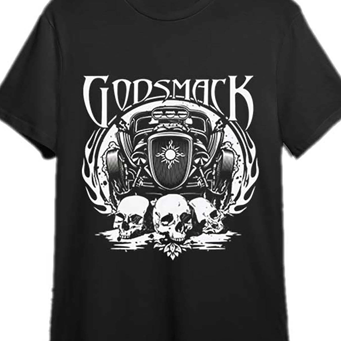 Godsmack T-shirt - Rock Band Shirt - Lighting Up The Sky Album 335385 funny Men’s Short Sleeve Graphic T-shirt Collection black PR - Premium  from Lizard Vigilante - Just $26.99! Shop now at Lizard Vigilante