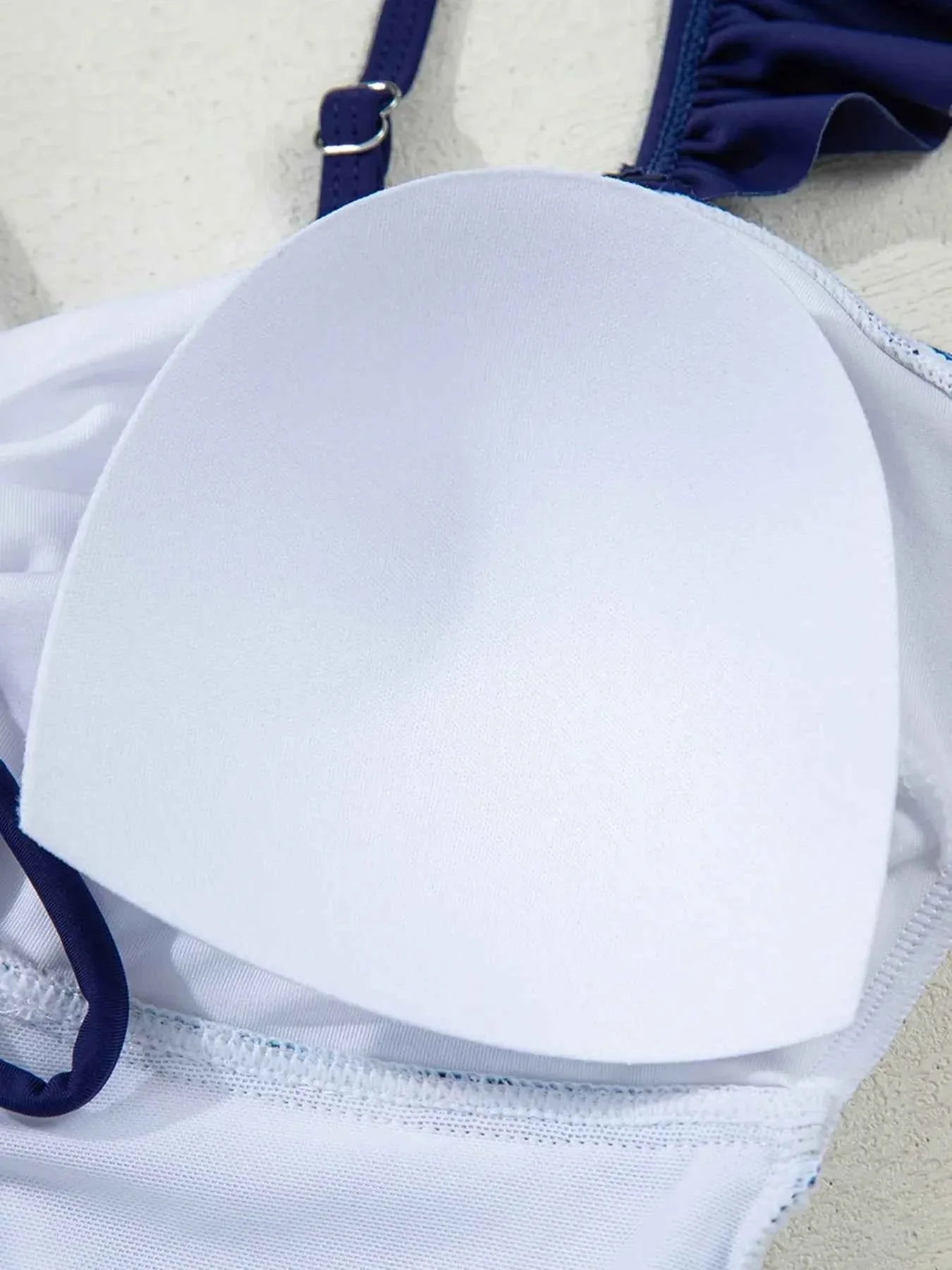 Cutout Ruffled Spaghetti : Strap One-Piece Swimwear