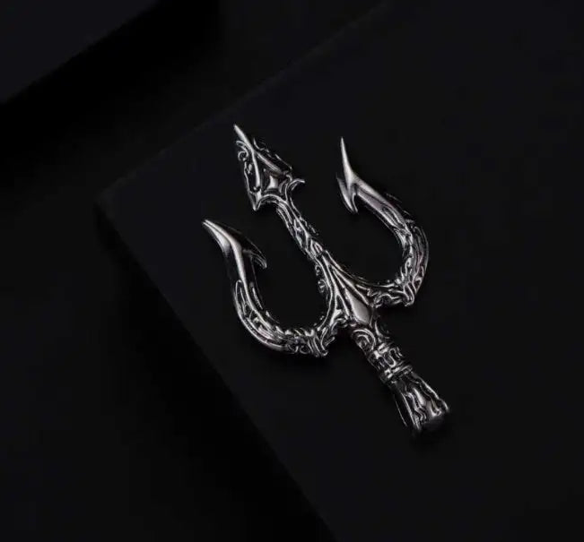 Sea King Trident Cross Border Necklace Pendant
