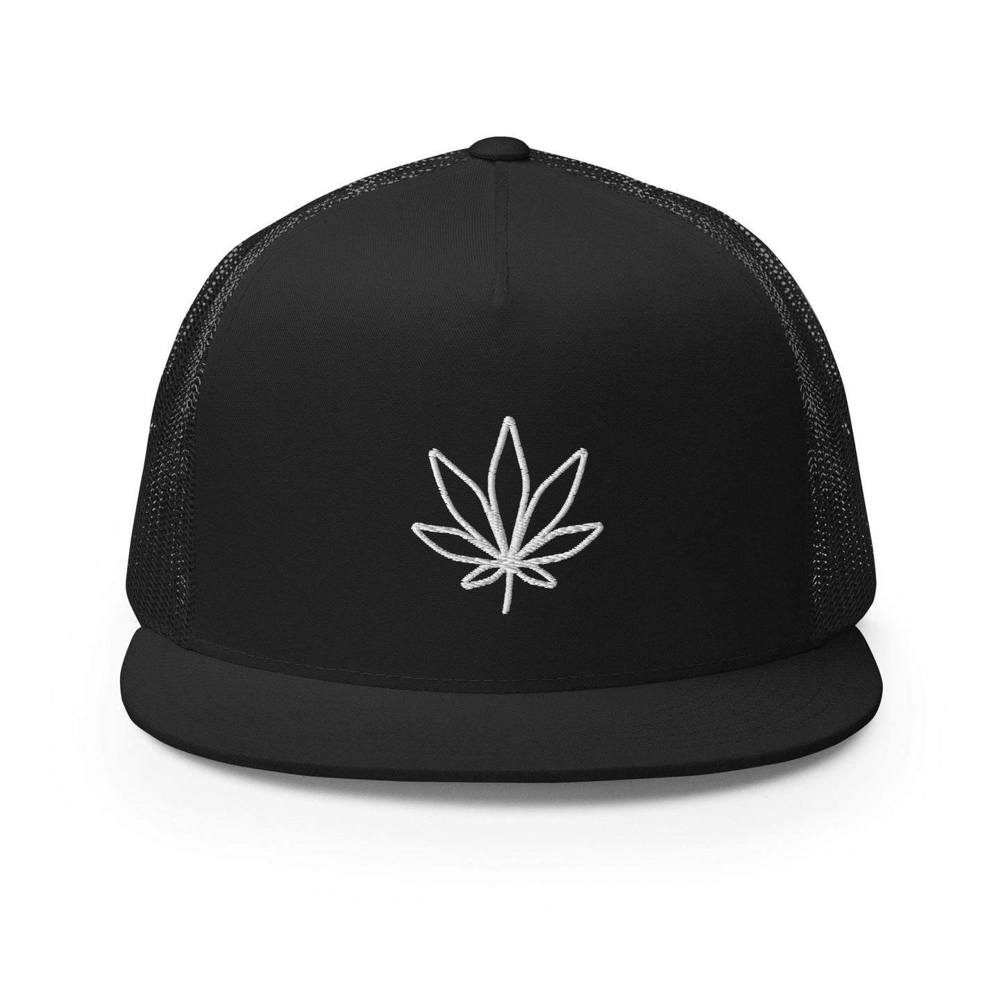 Pot Leaf Trucker Cap - Lizard Vigilante