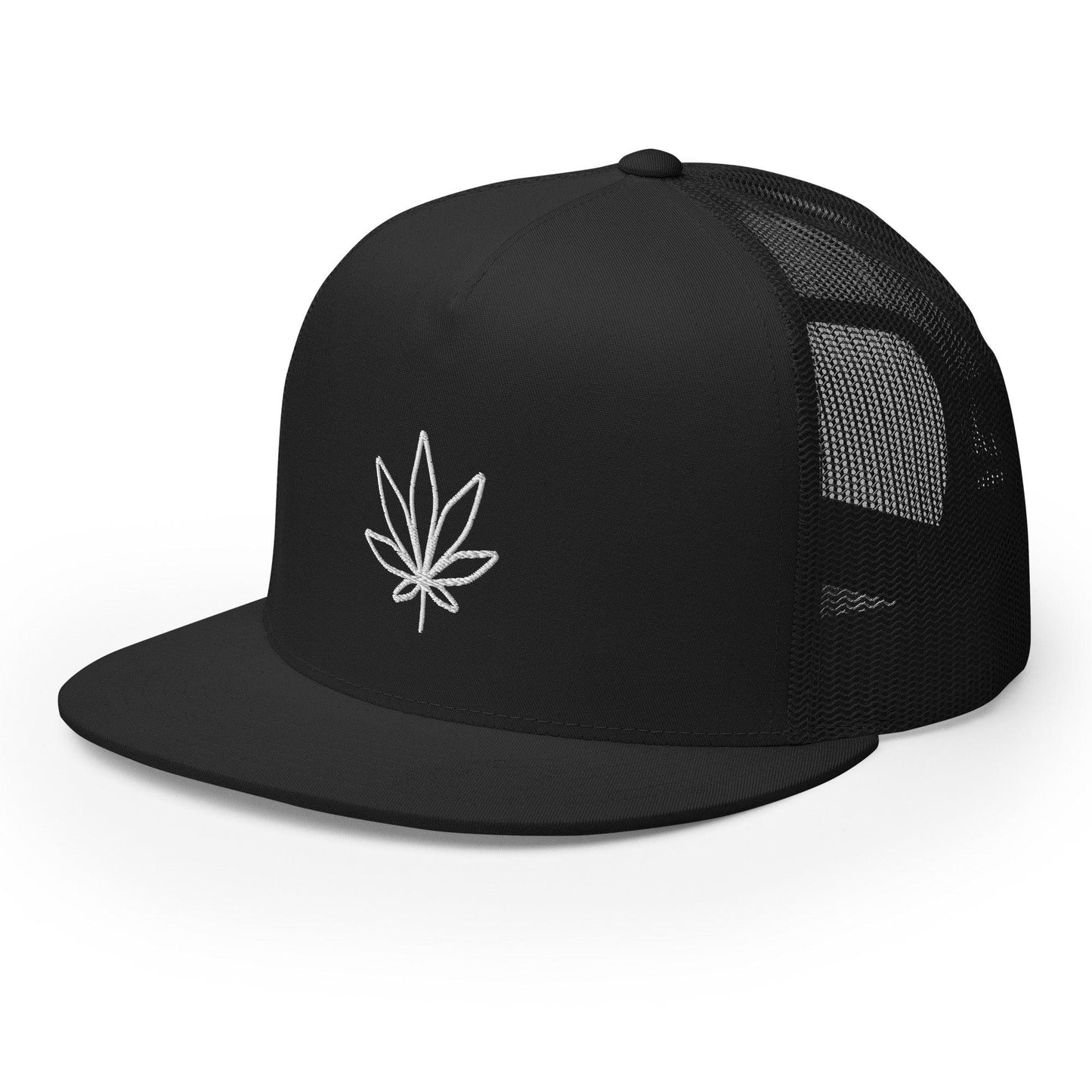 Pot Leaf Trucker Cap - Lizard Vigilante