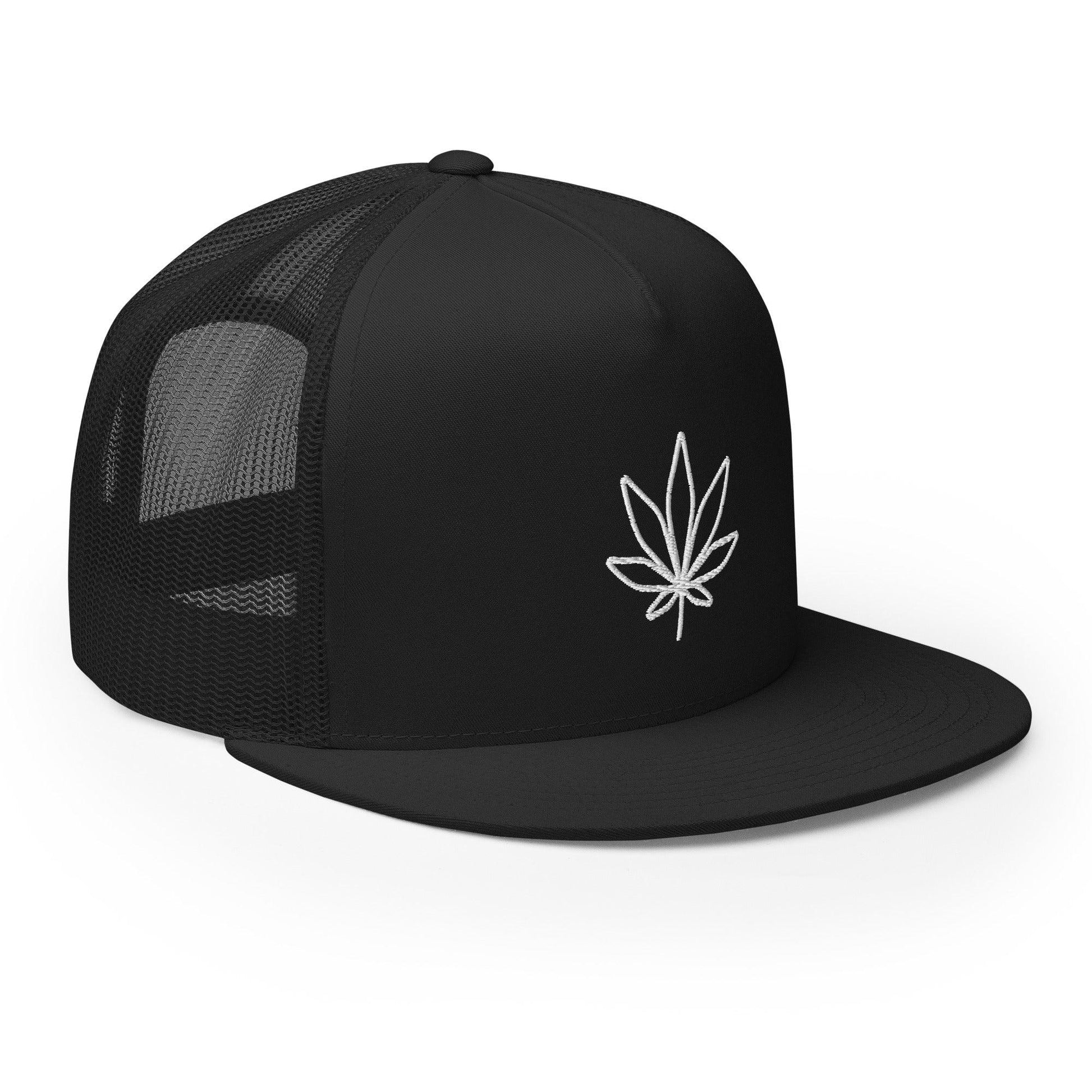 Pot Leaf Trucker Cap - Lizard Vigilante