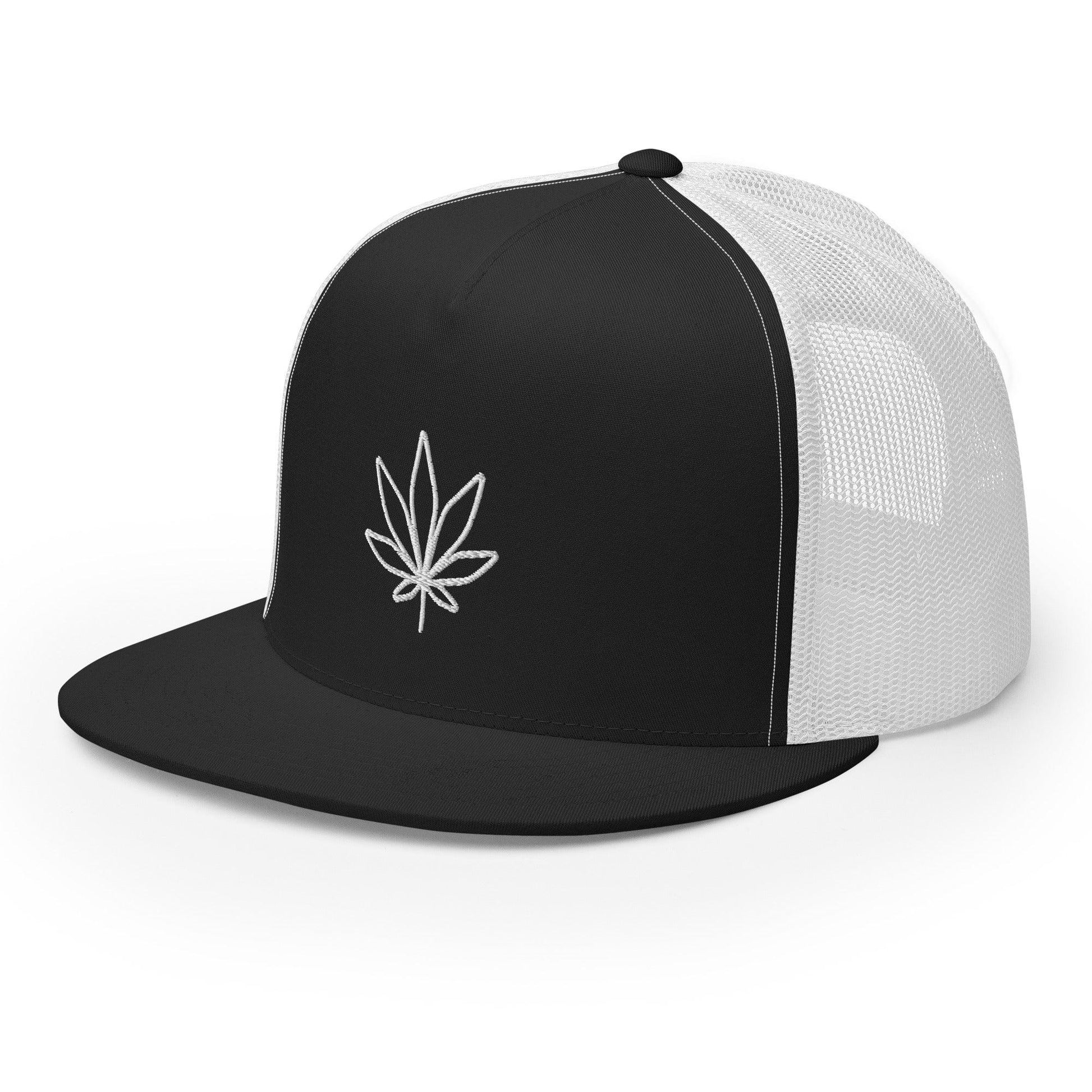 Pot Leaf Trucker Cap - Lizard Vigilante