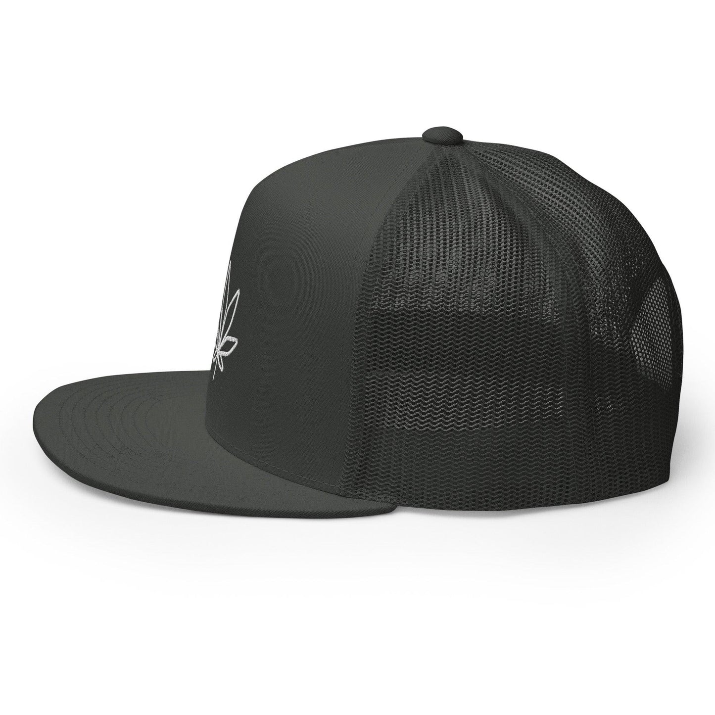 Pot Leaf Trucker Cap - Lizard Vigilante