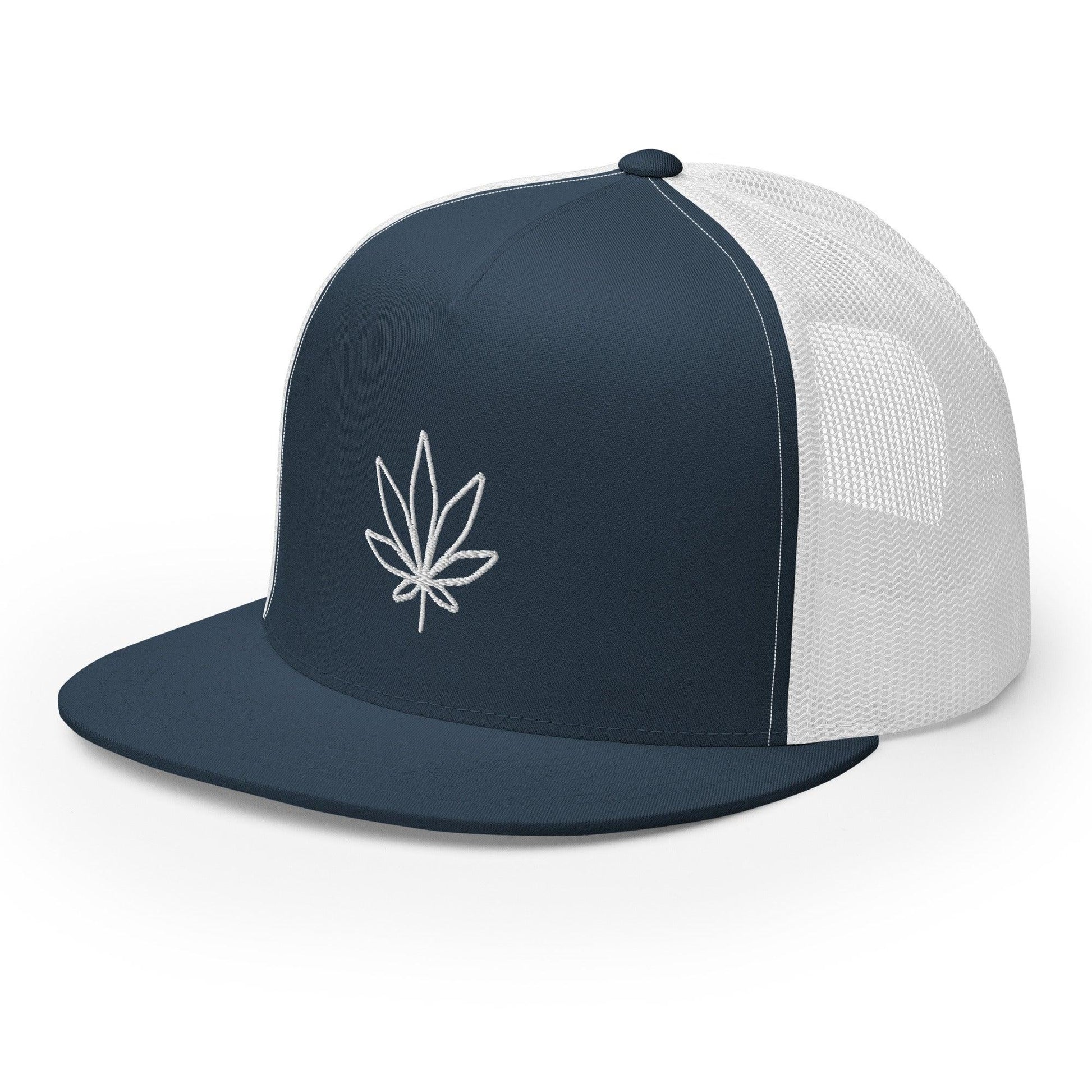 Pot Leaf Trucker Cap - Lizard Vigilante