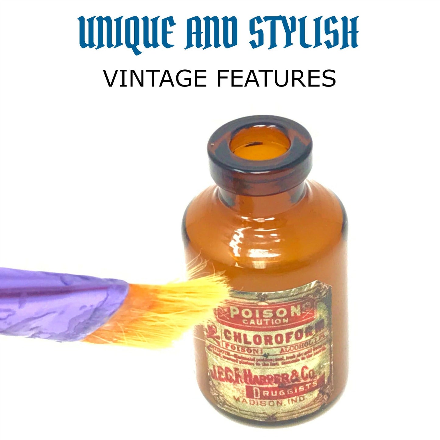 Gothic Lolita apothecary potion glass necklace