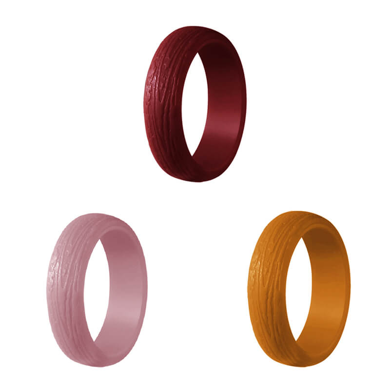5.7 mm Width Engagement Silicone Ring Set