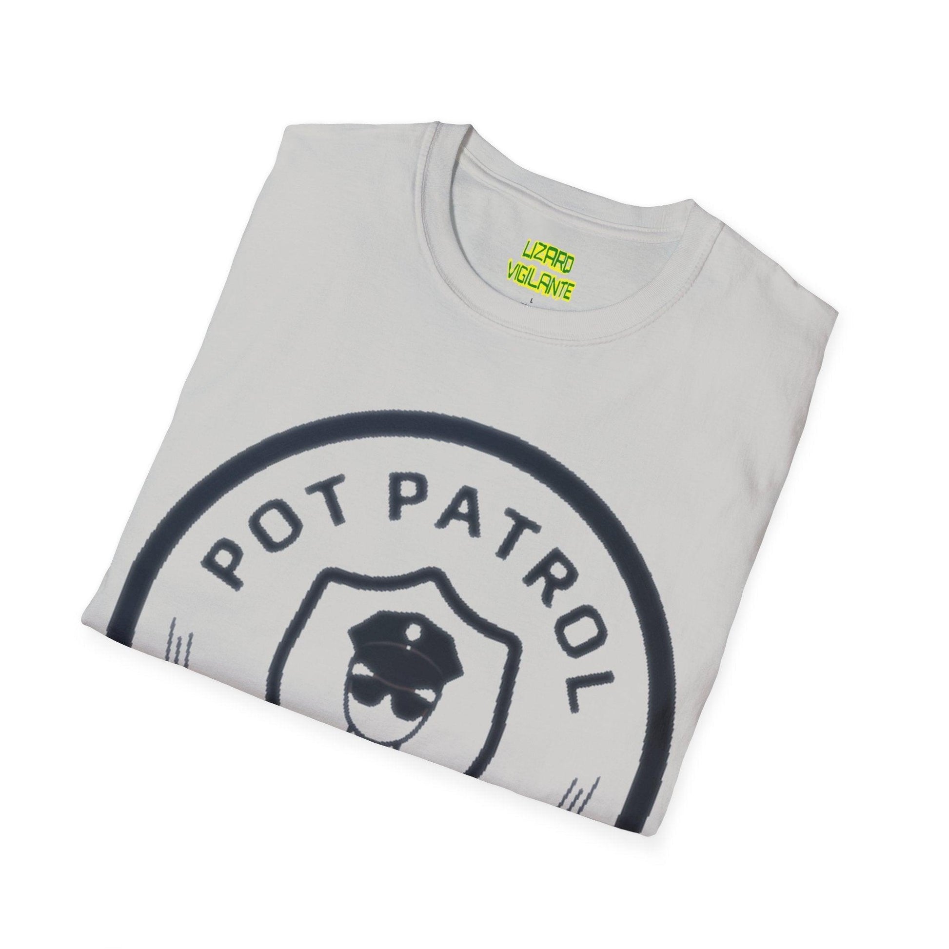 POT PATROL Let's Toke! Unisex Softstyle T-Shirt - Lizard Vigilante