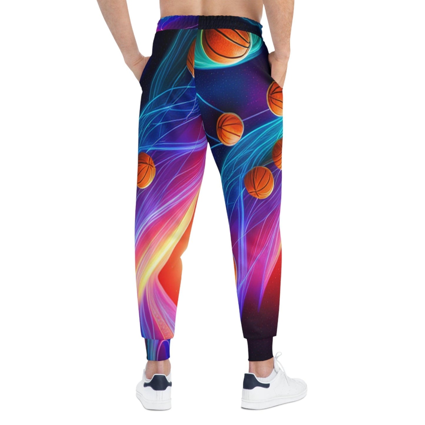 Space BasketBalls Athletic Joggers - Lizard Vigilante