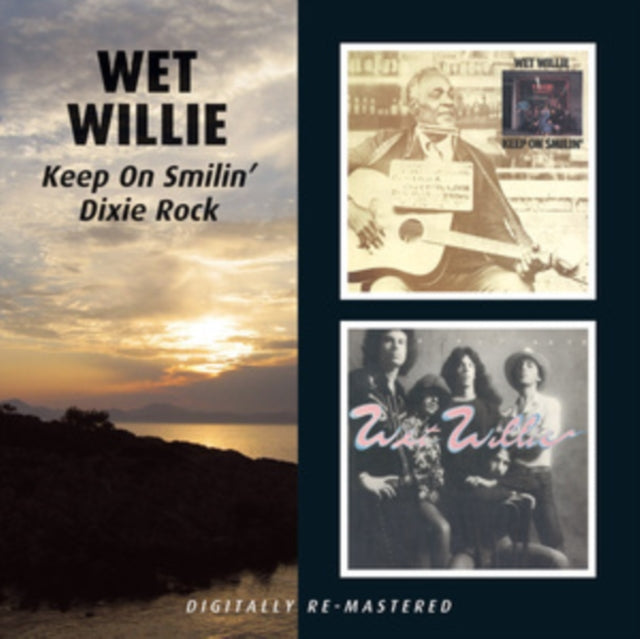 Wet Willie - Keep On Smiling / Dixie Rock (Remastered) & Wet Willie / Wet Wille Ii - CD Bundle